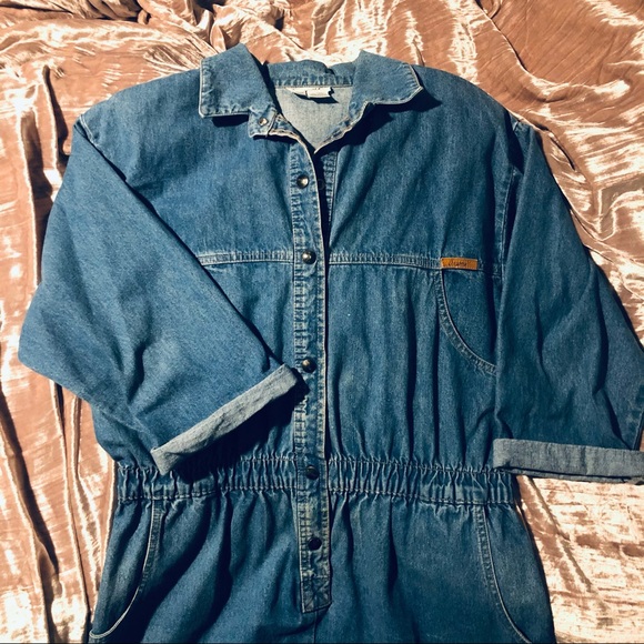 80s Denim Utility Dress - Picture 6 of 7